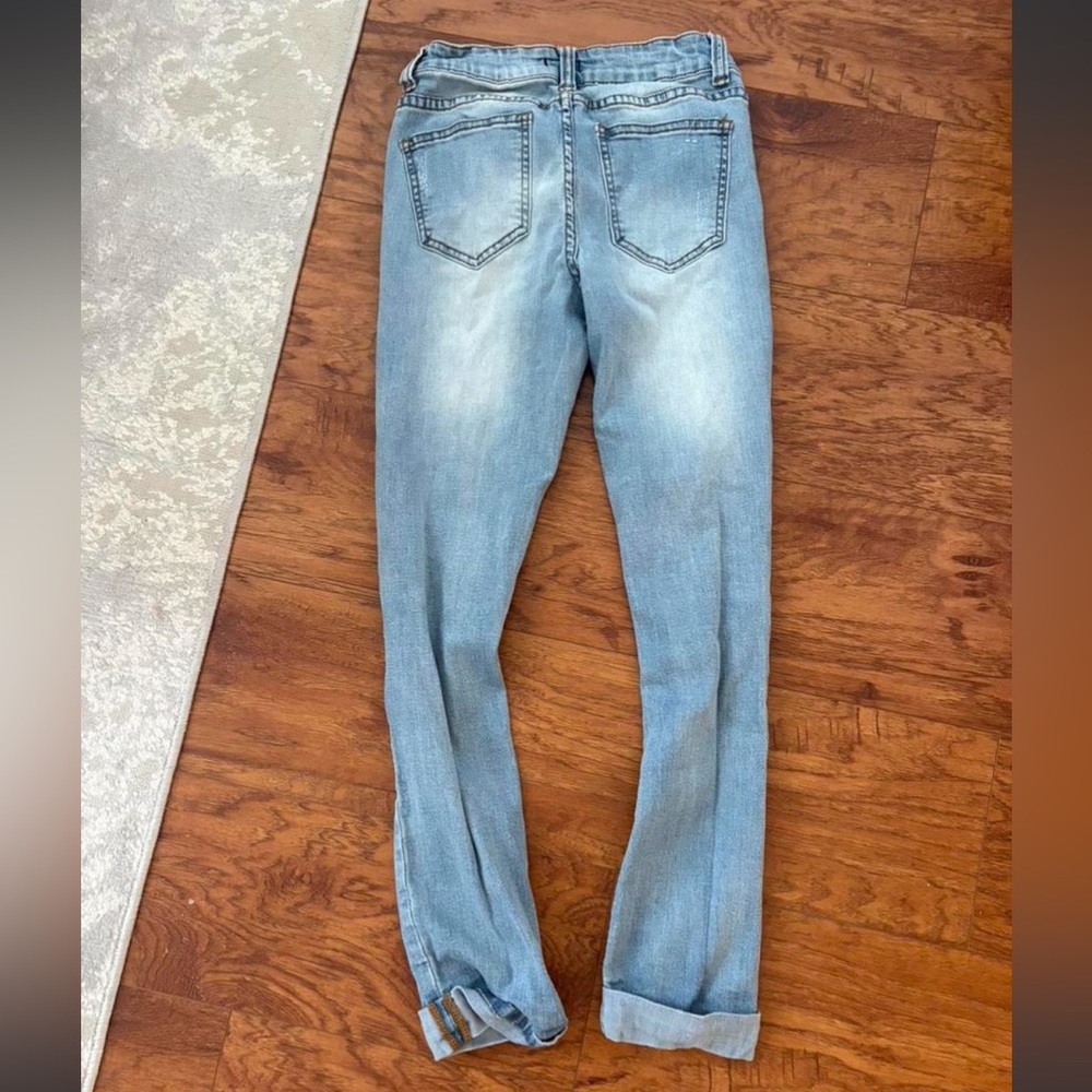 Mind Code Womens Ripped Jeans - Picture 2 of 3